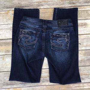 Silver Suki 17” Jeans